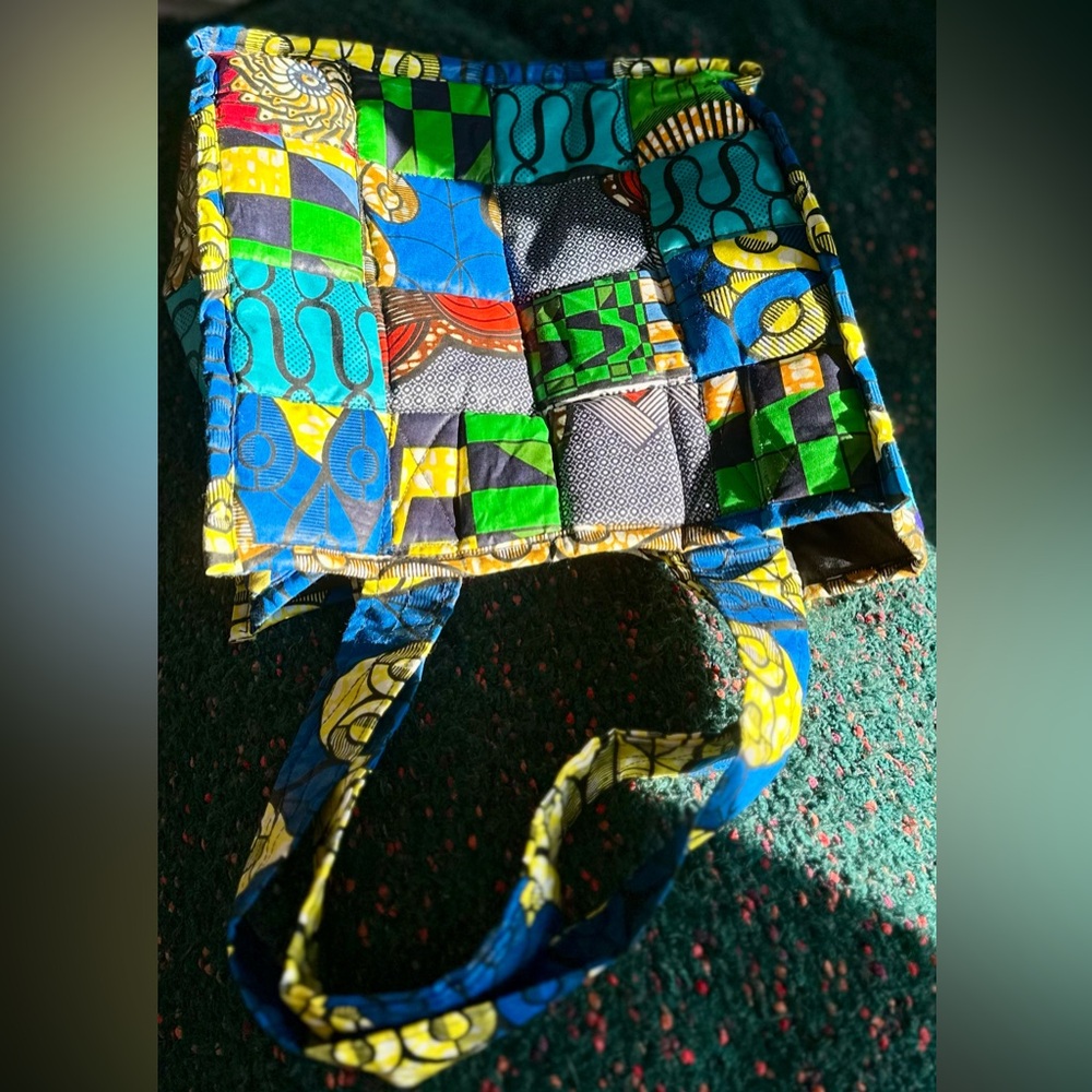 Rarenwotbotswana Made Patchwork Large Tote - image 1